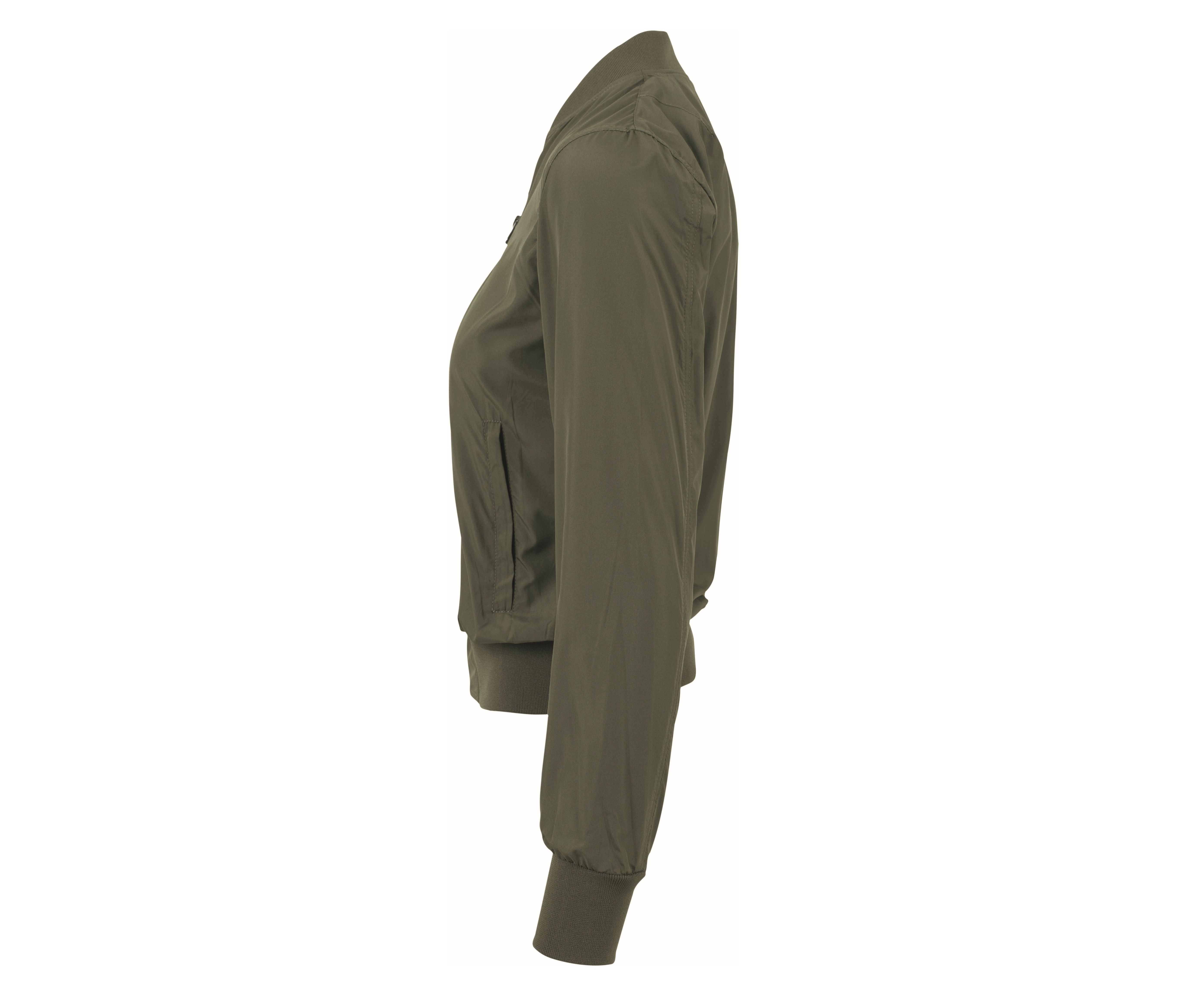 LADIES NYLON BOMBER JACKET