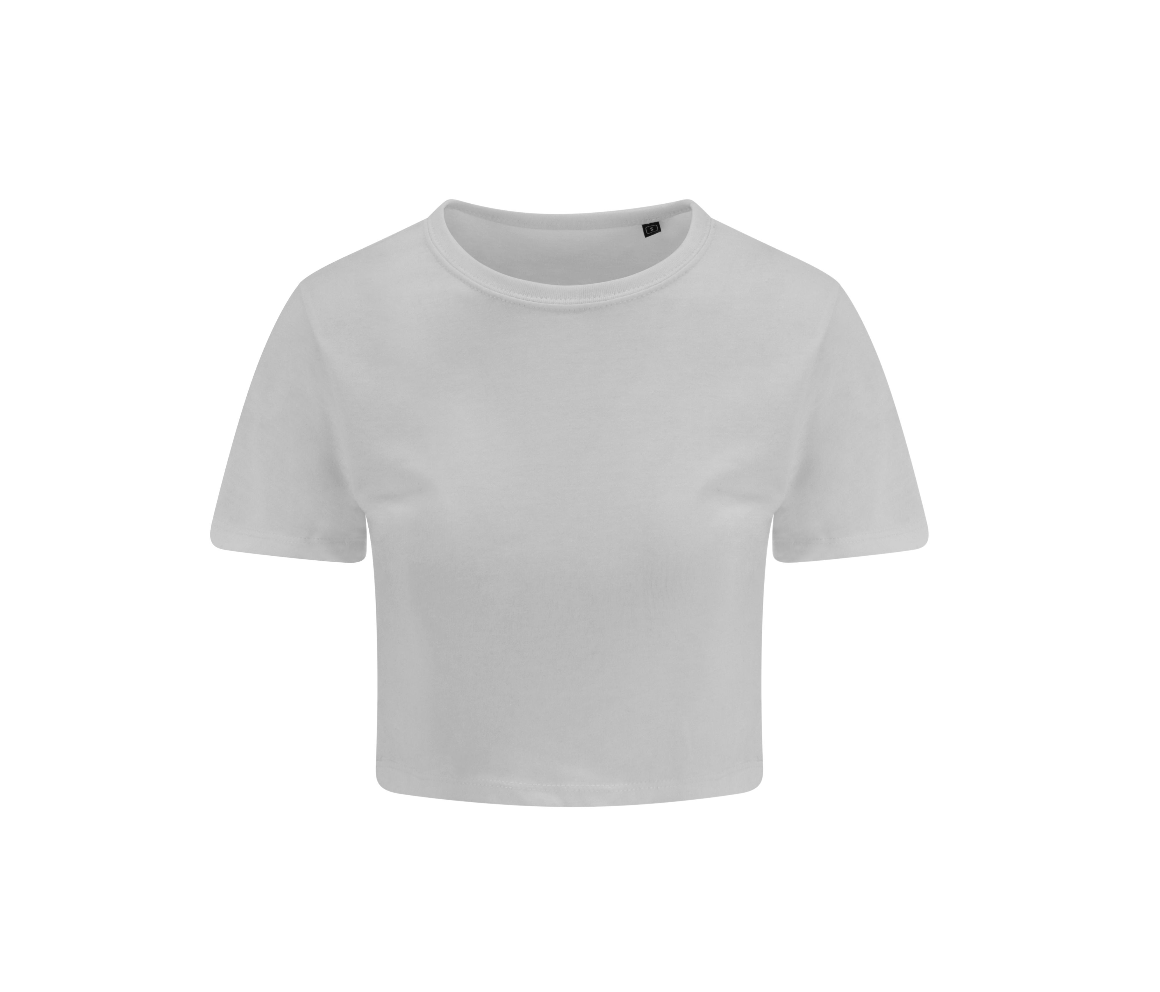 WOMEN' S TRI-BLEND CROPPED T