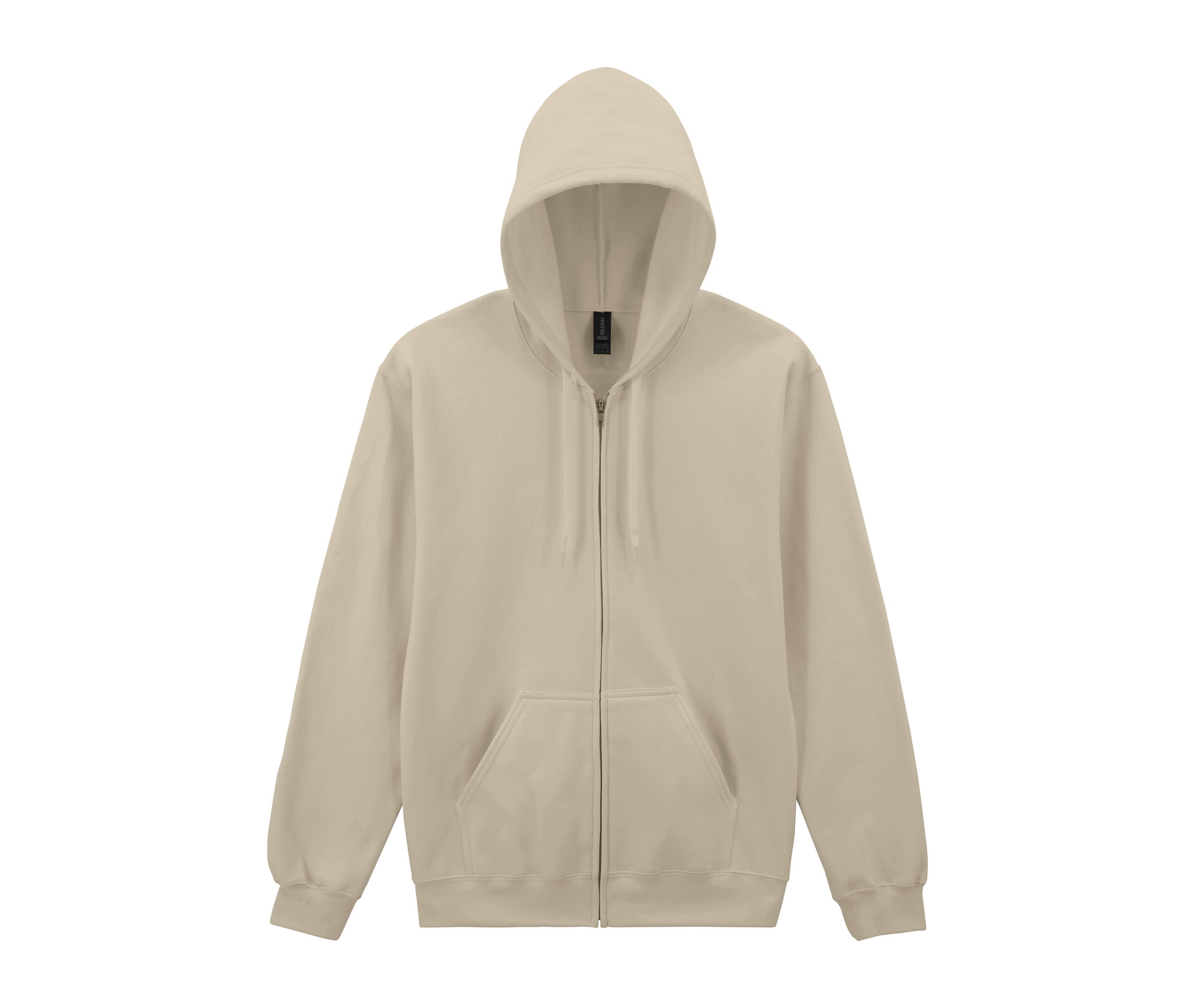 SOFTSTYLE MIDWEIGHT FLEECE ADULT FULL ZIP HOODED SWEATSHIRT
