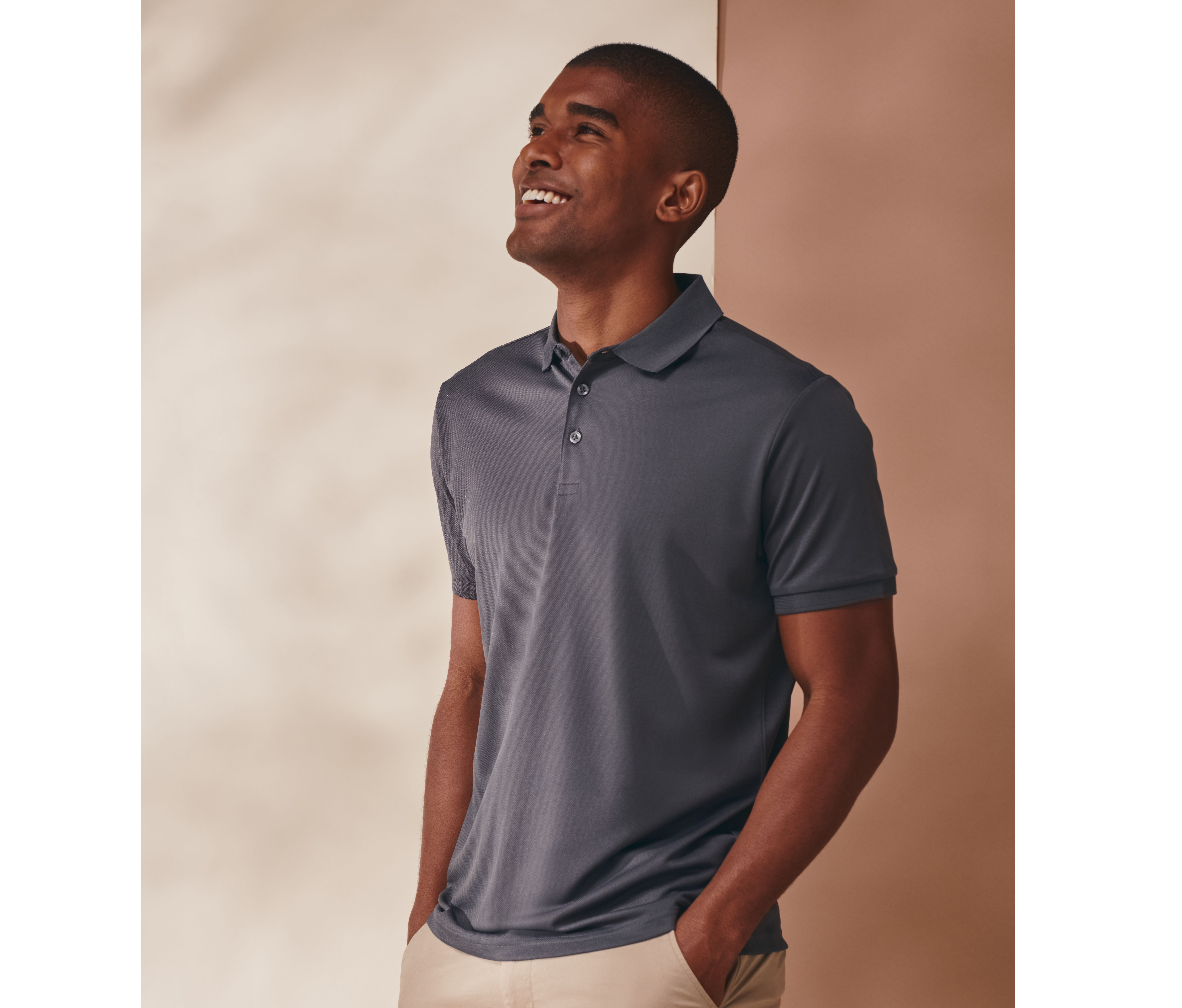 RECYCLED POLYESTER POLO SHIRT