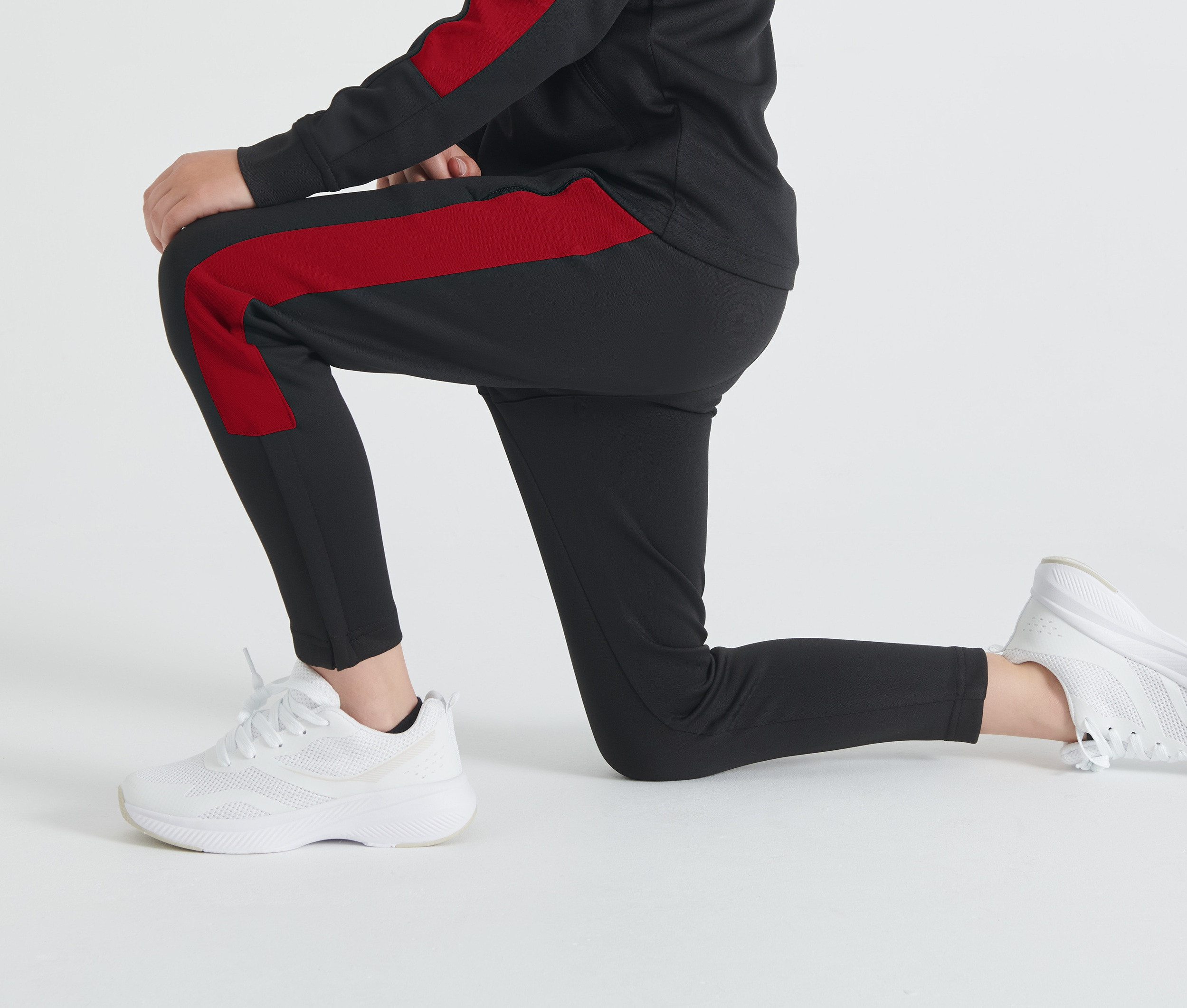 KID'S SLIM LEG KNITTED TRACKSUIT PANTS