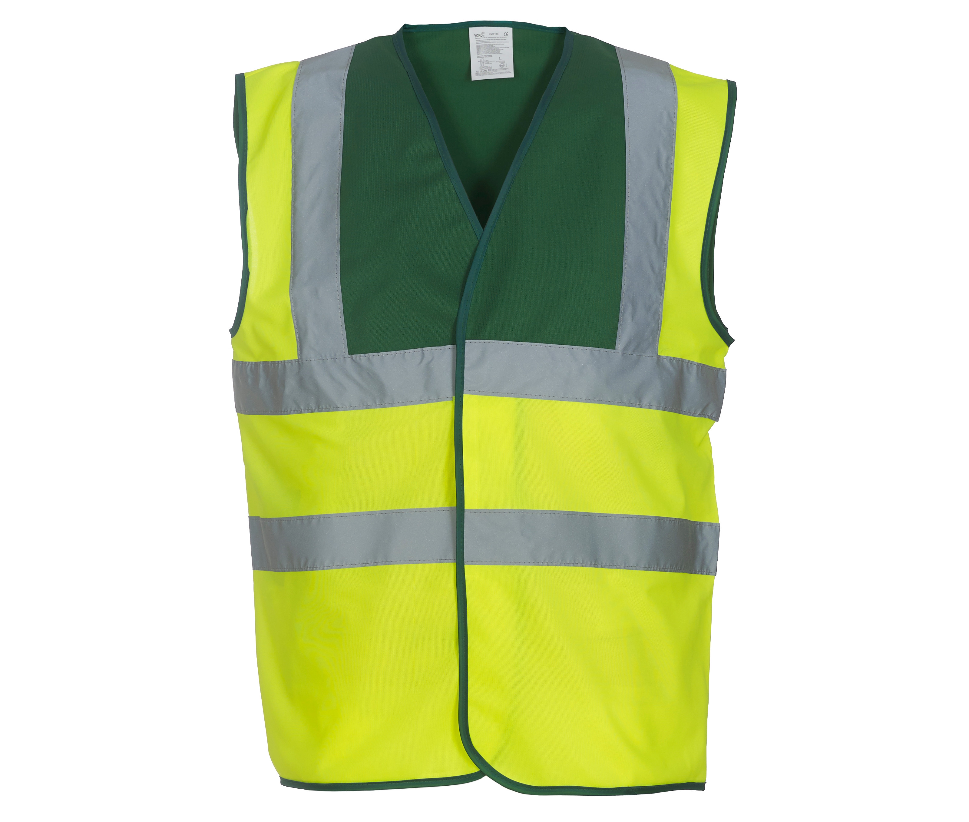 HI-VIS 2-BAND AND BRACES WAISTCOAT