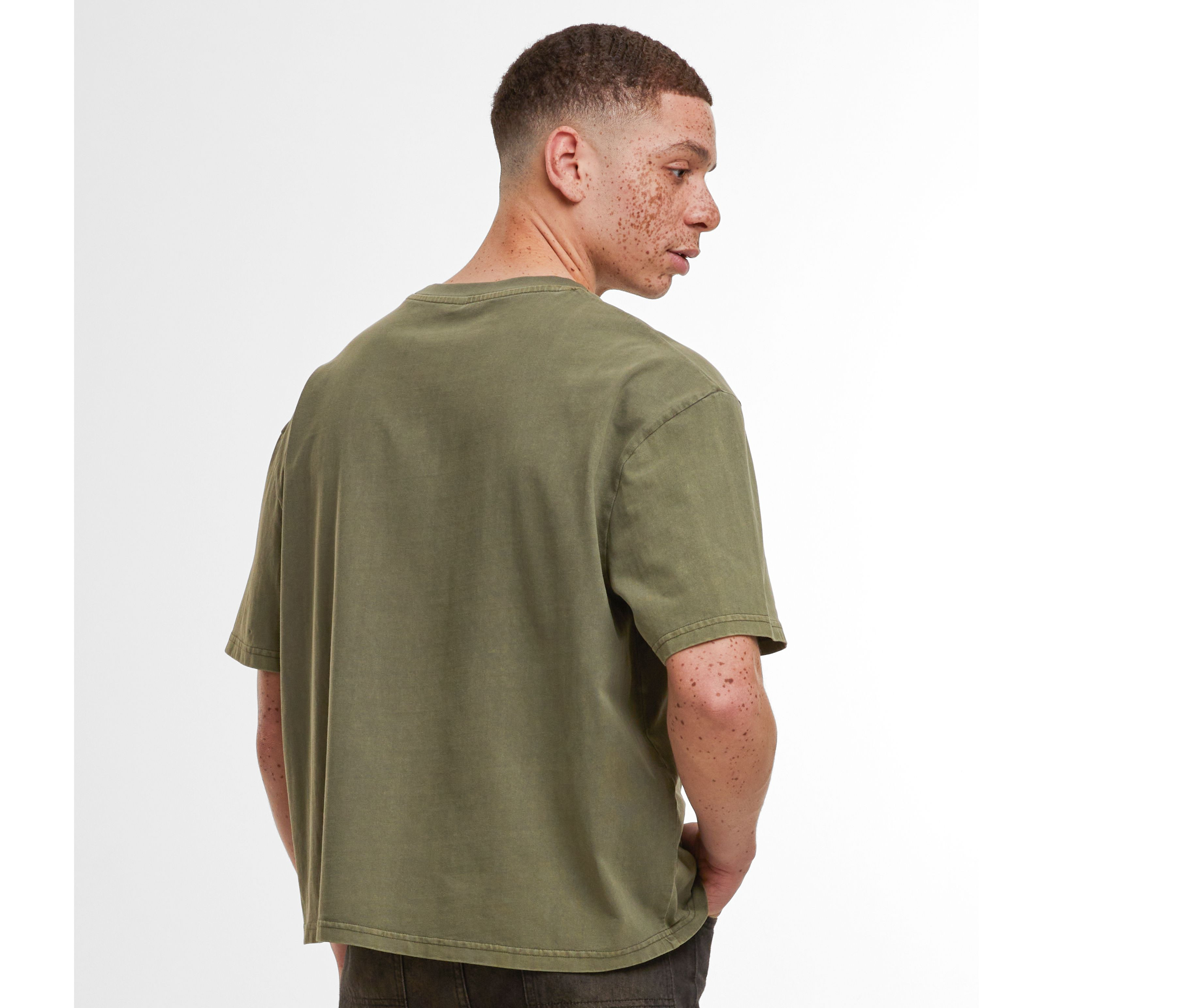 VINTAGE CROPPED HEAVY OVERSIZE TEE