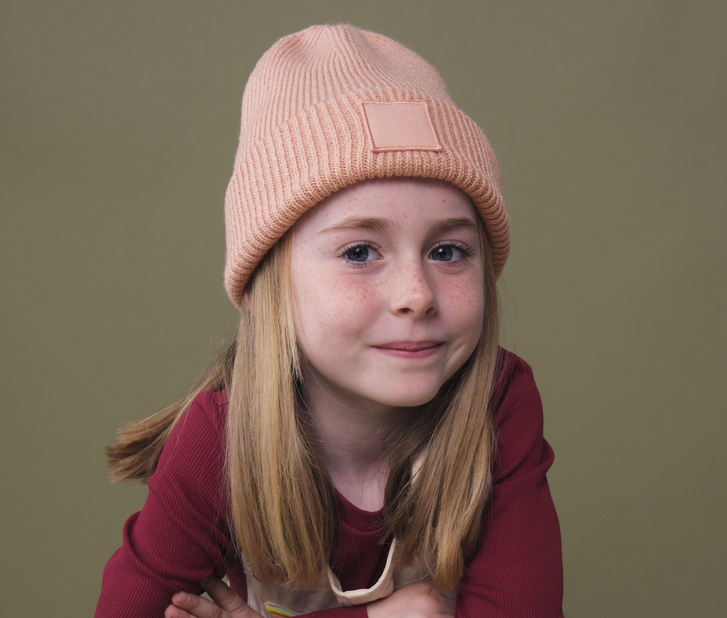 KIDS DEEP CUFFED TONAL PATCH BEANIE