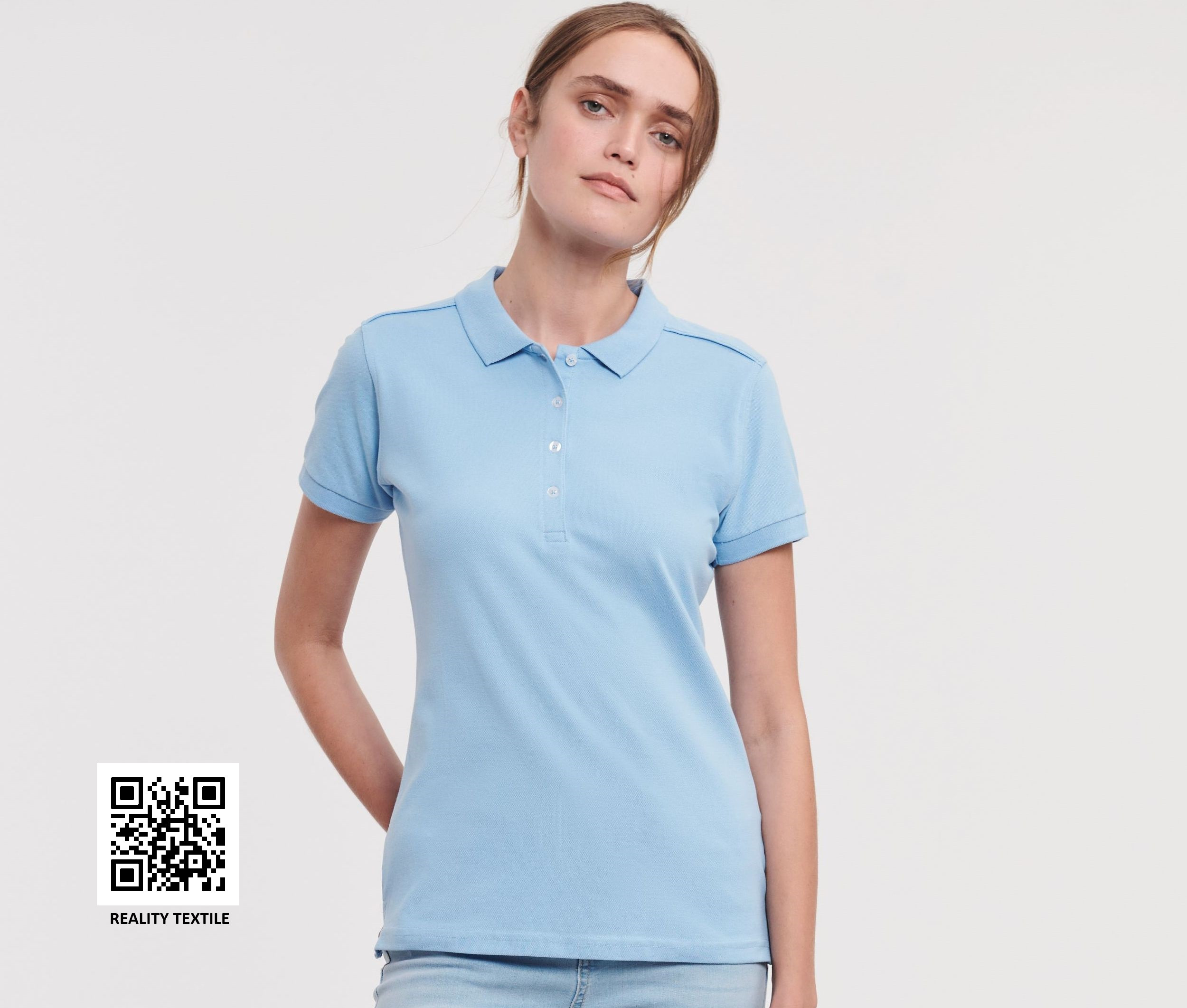 LADIES' FITTED STRETCH POLO