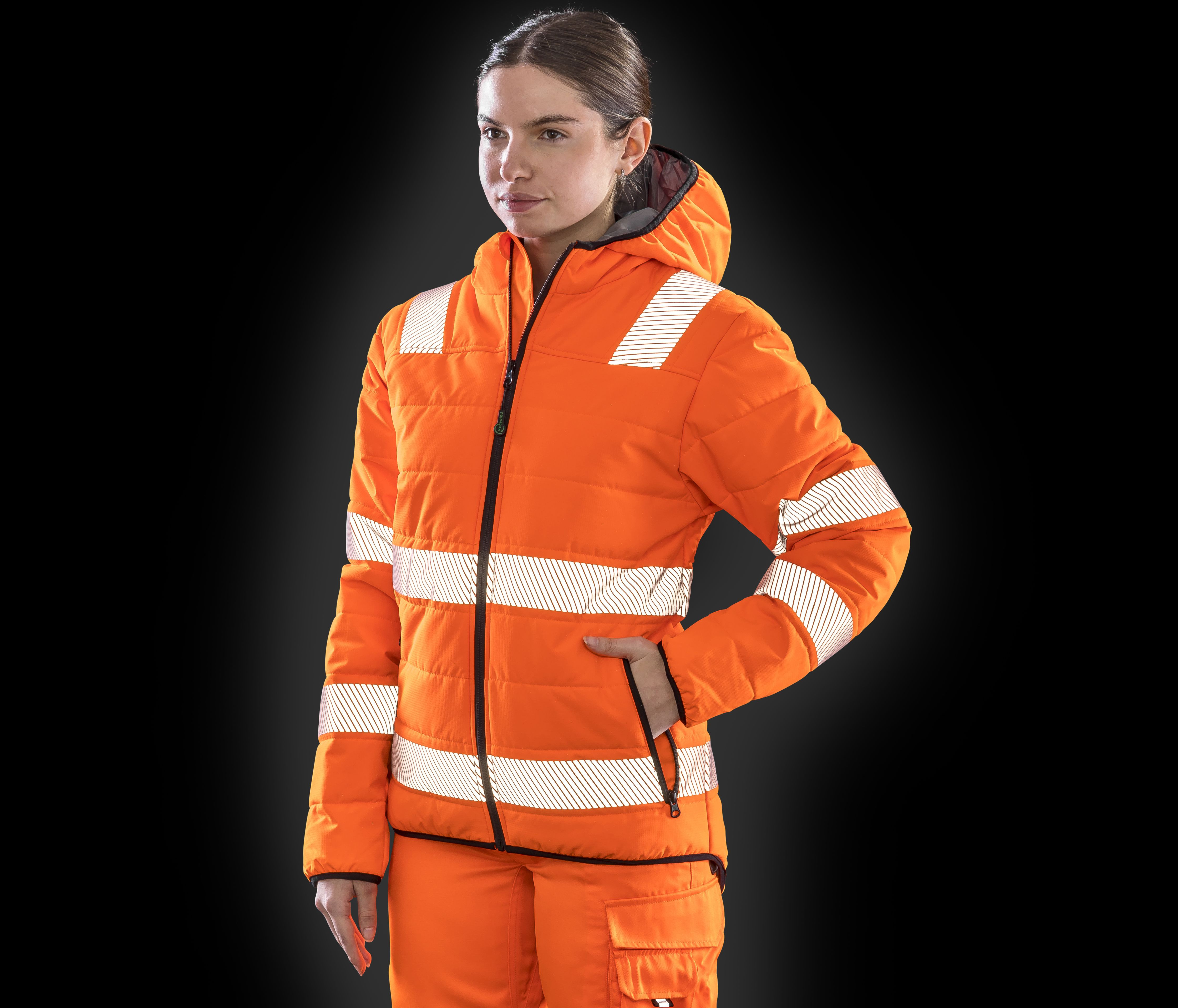 RECYCLED RIPSTOP PADDED SAFETY JACKET