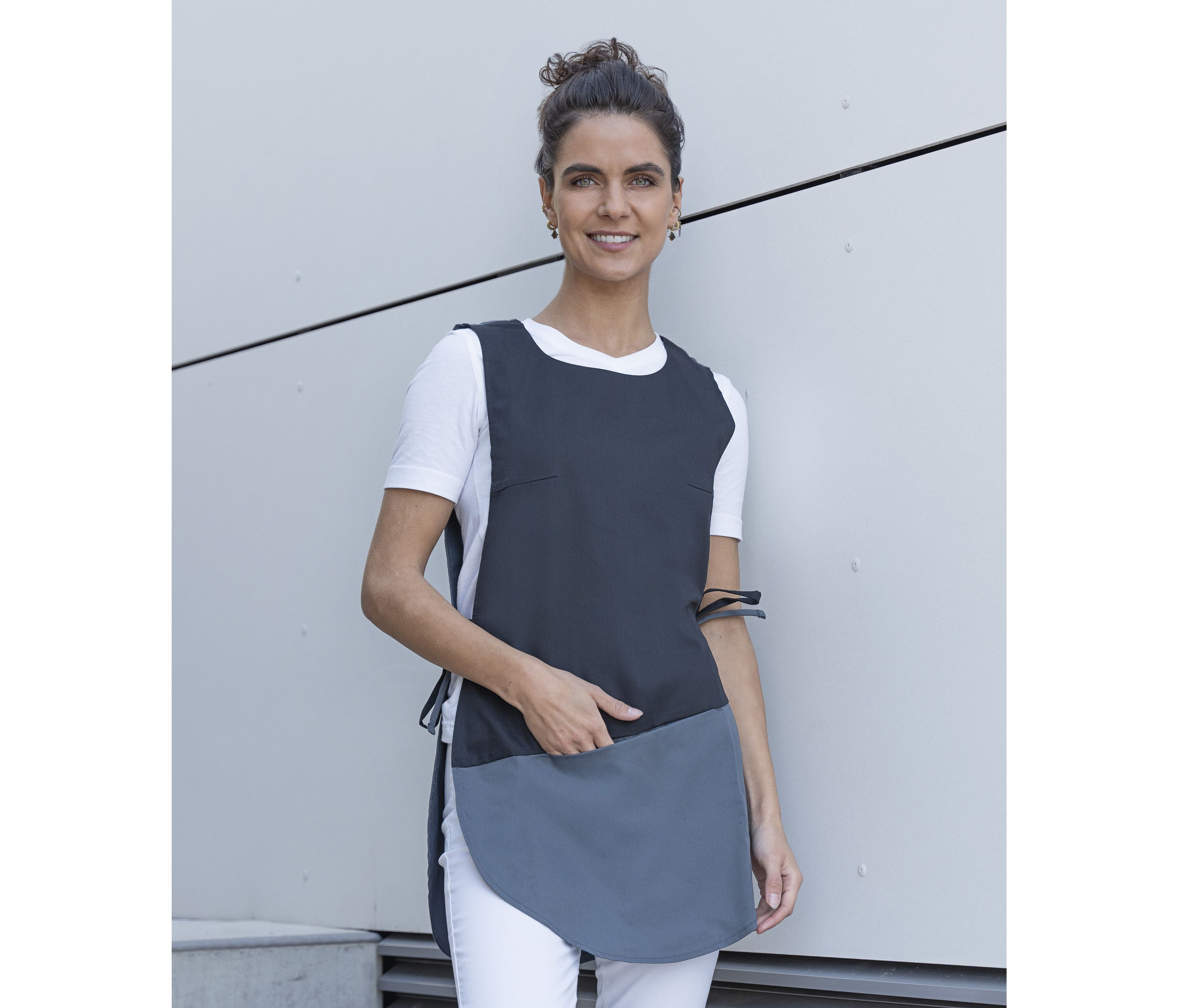 WORK SMOCK BEA ANTHRACITE