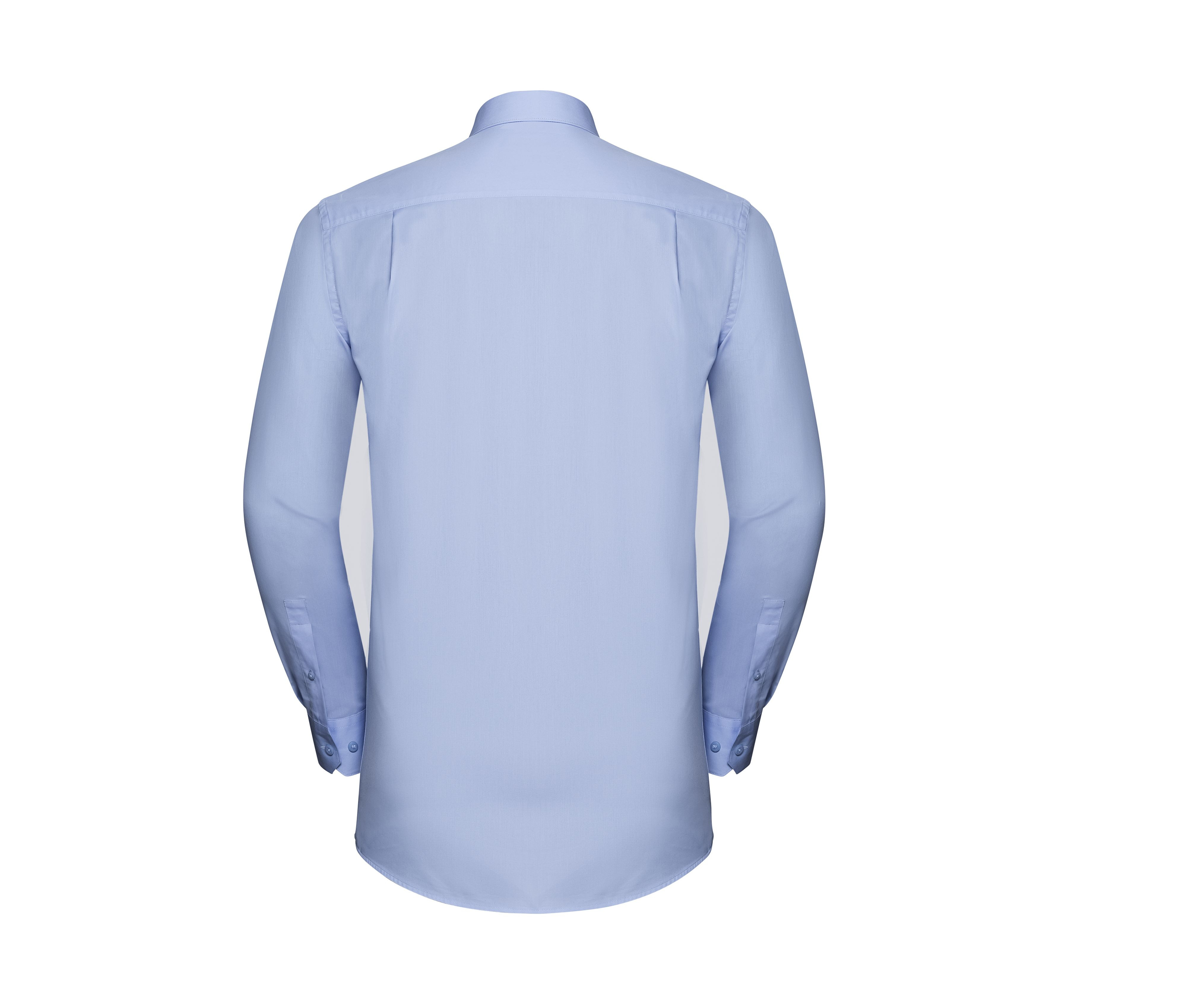 MEN'S LONG SLEEVE TAILORED HERRINGBONE SHIRT