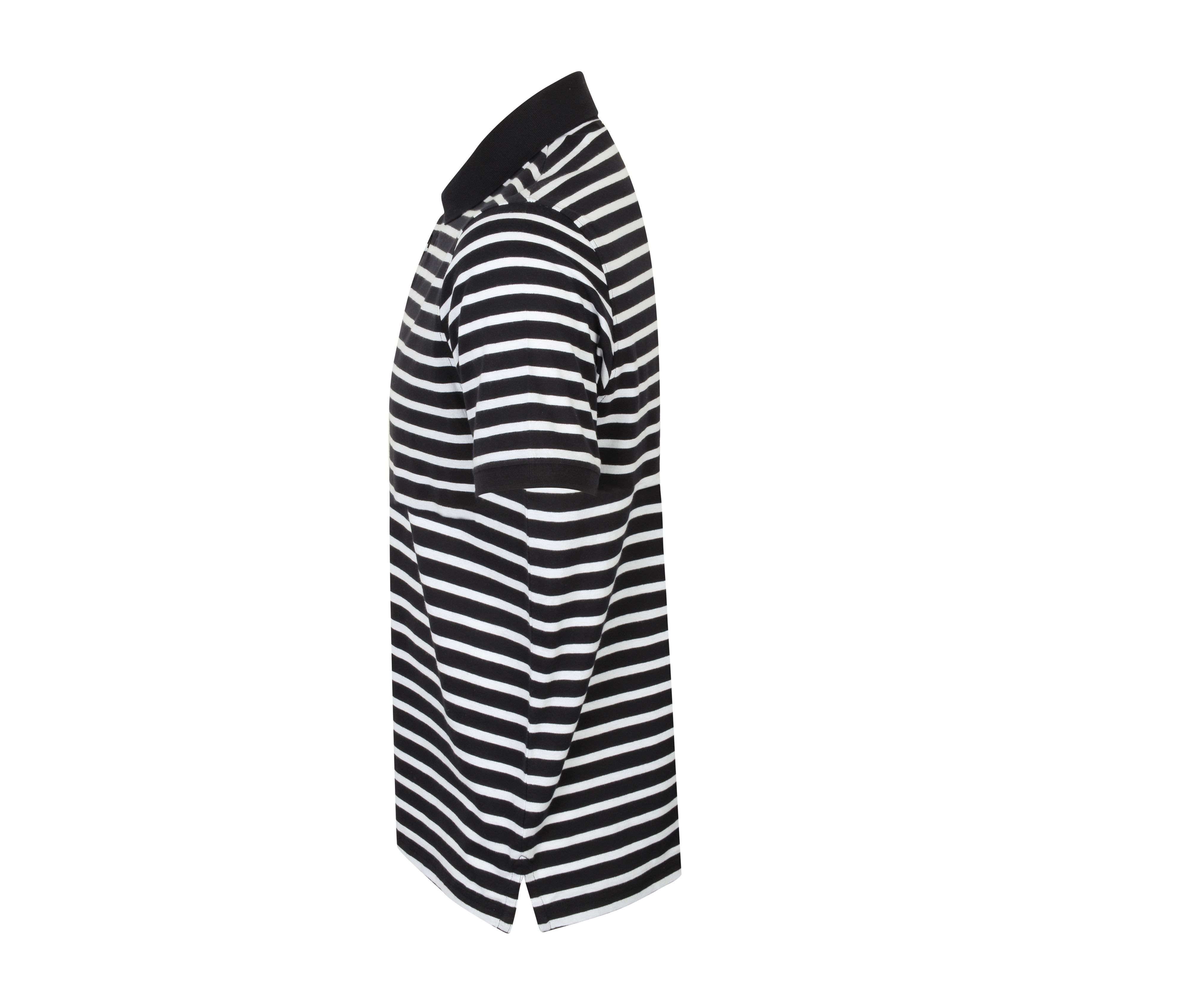 STRIPED JERSEY POLO SHIRT