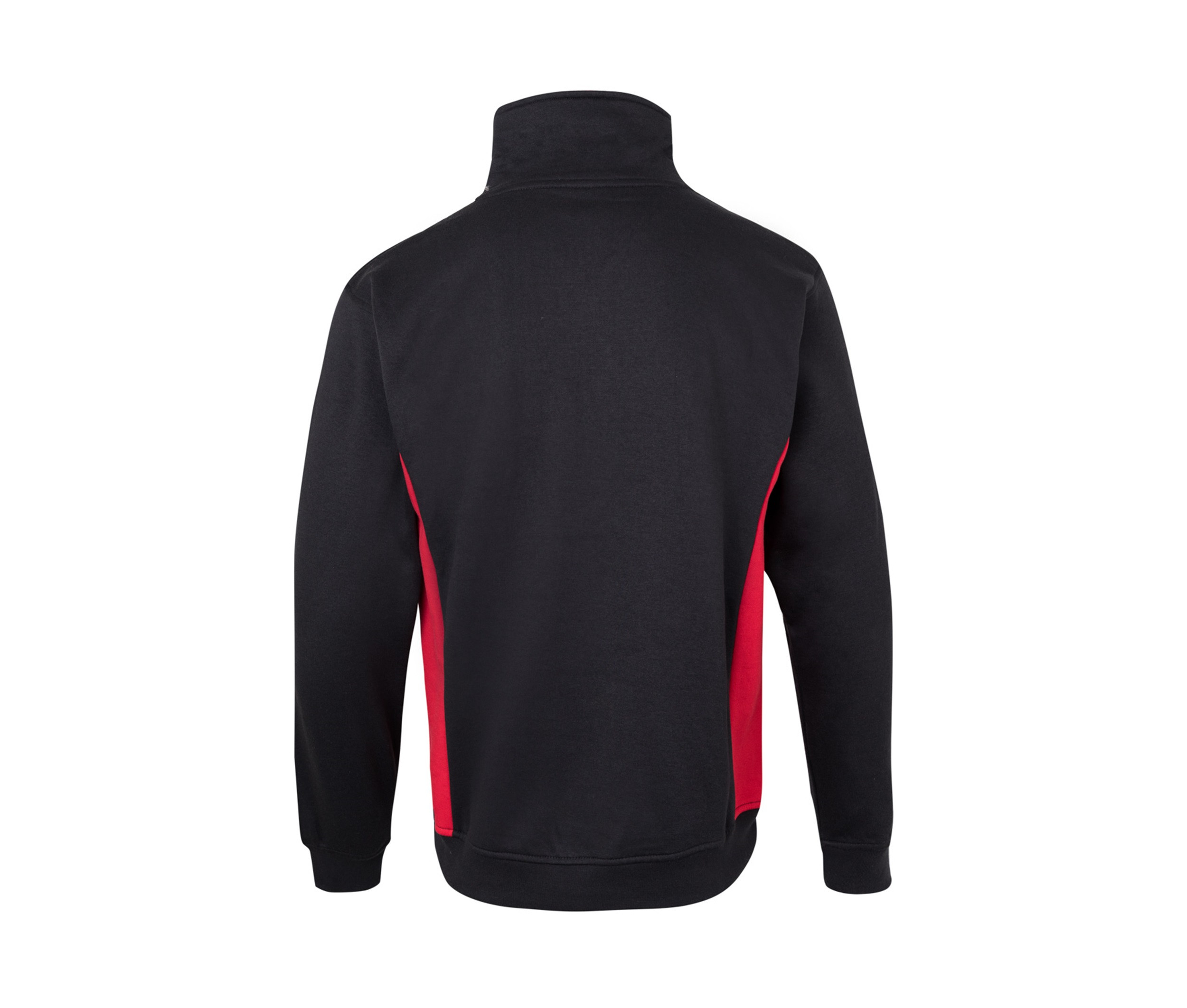 SWEAT BICOLORE COL ZIPPÉ