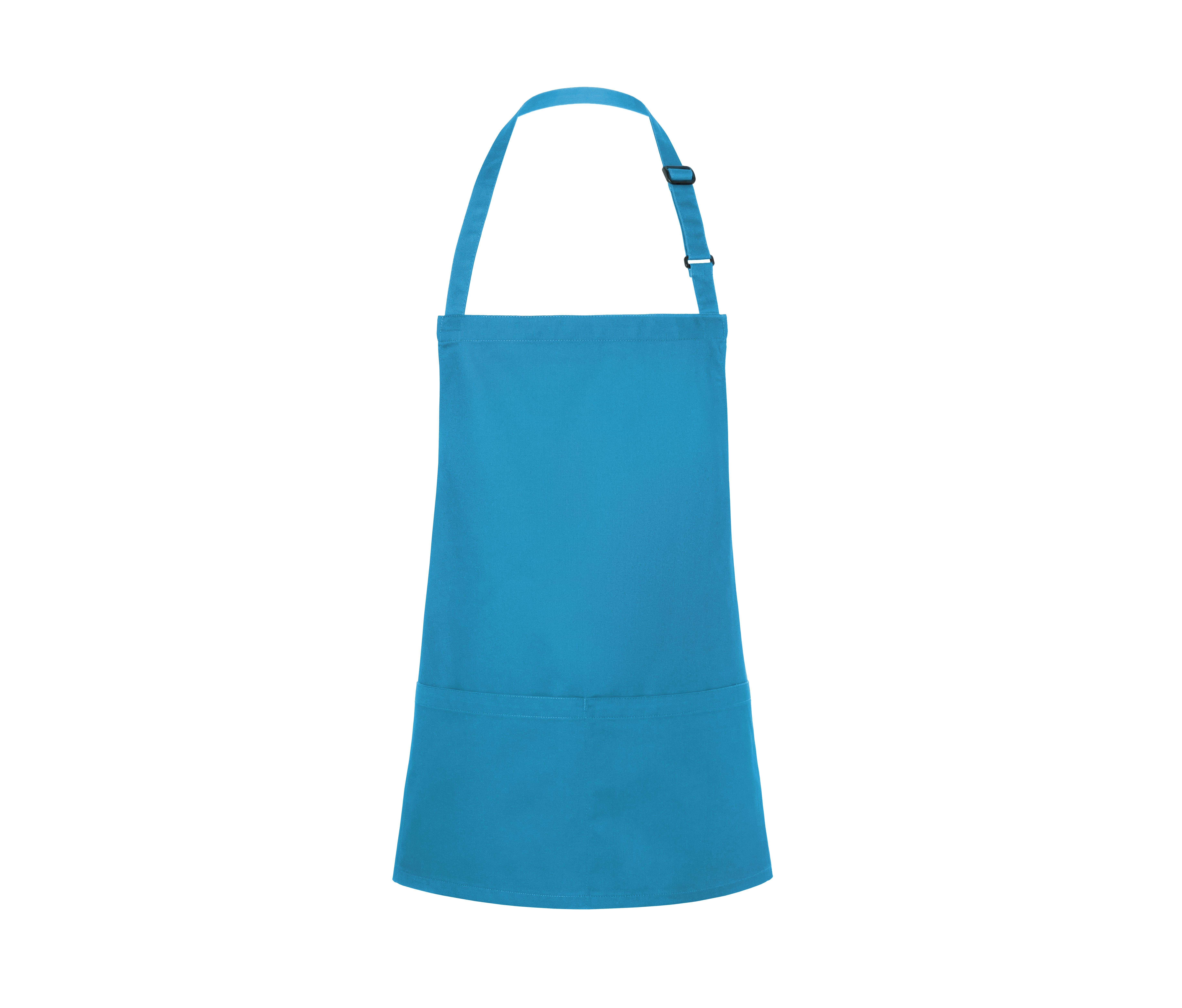 SHORT BIB APRON BASIC WITH BUCKLE AND POCKET