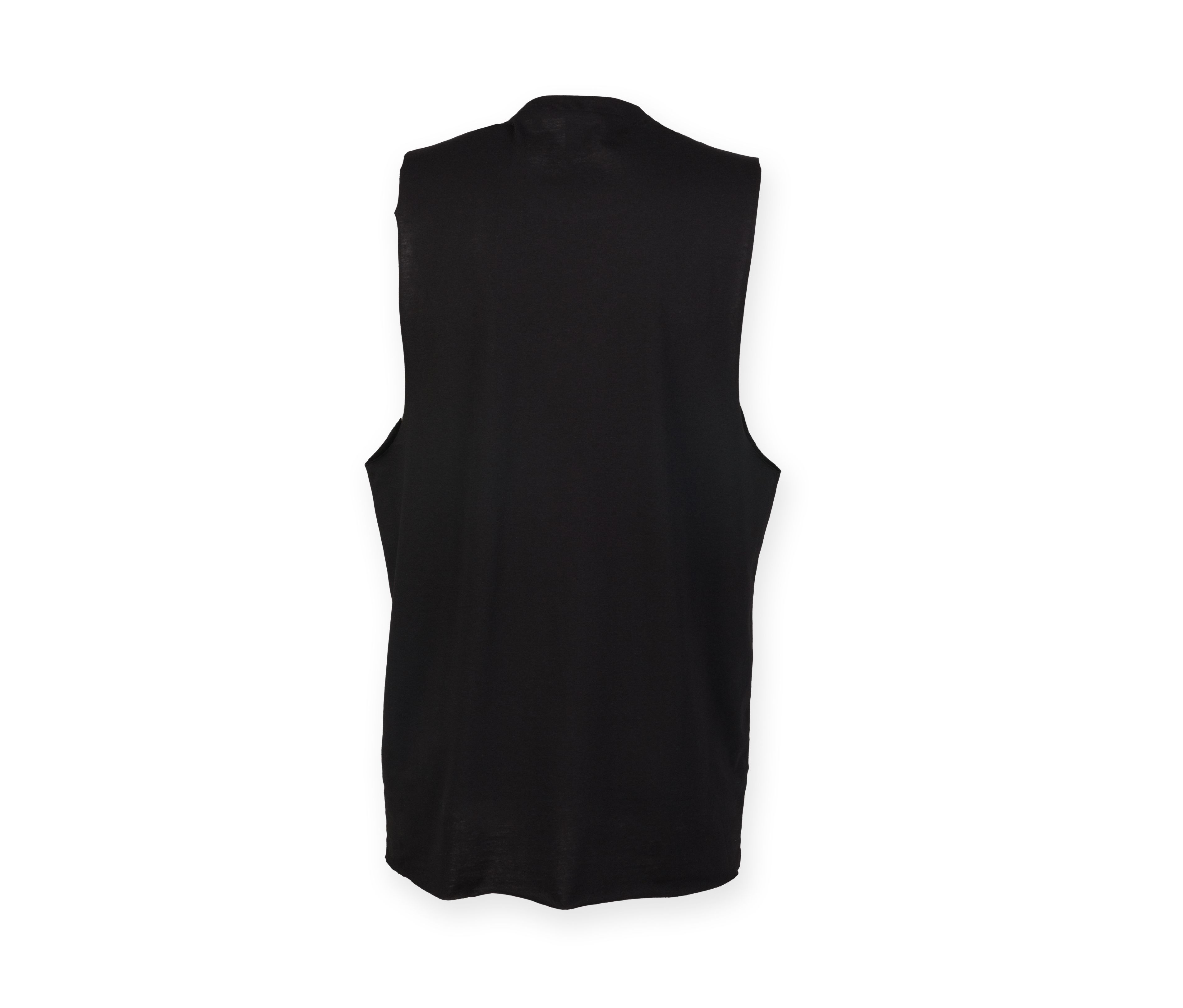 MEN’S HIGH NECK SLASH ARMHOLE VEST