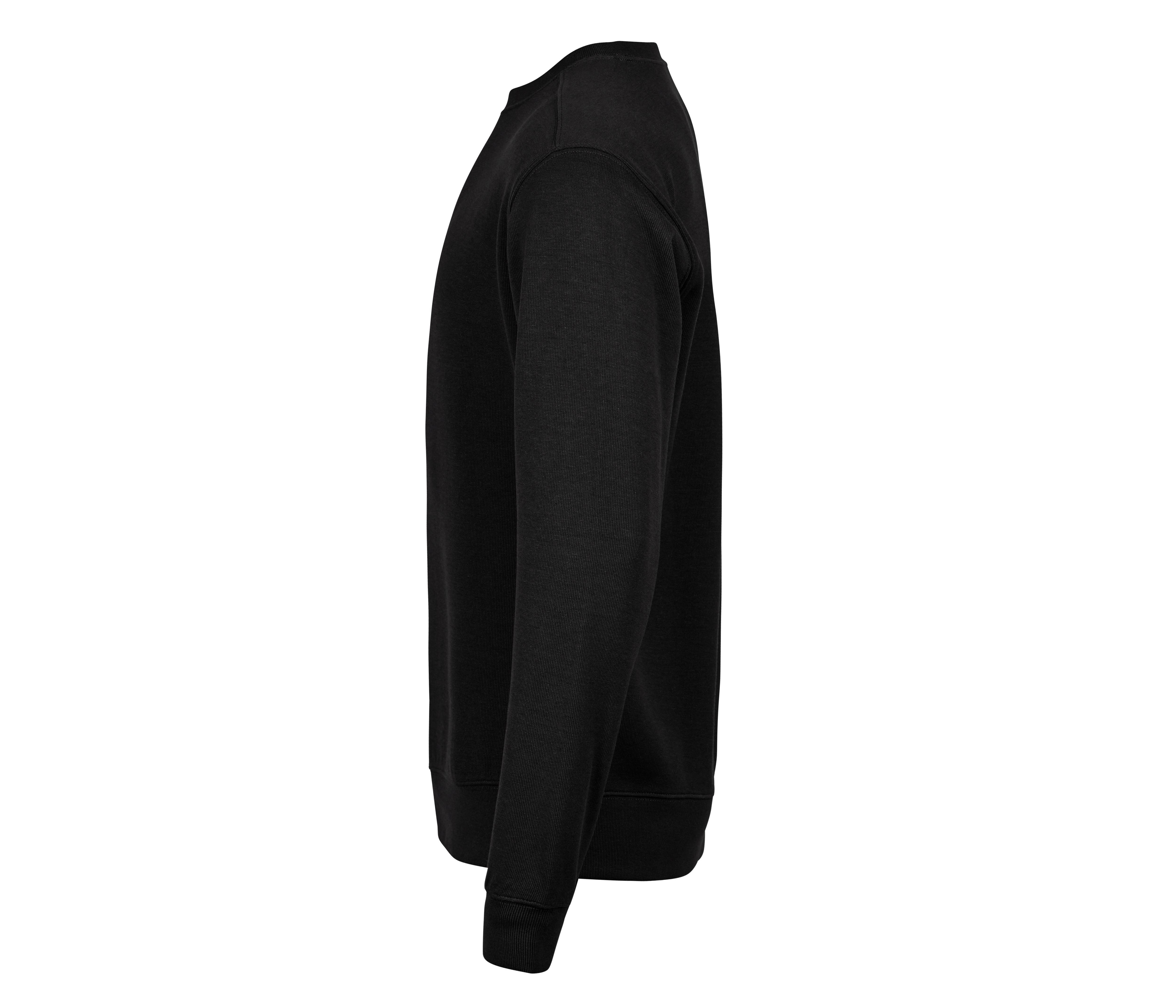 RIBBED INTERLOCK CREW NECK