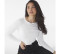 WOMEN'S MICRO RIB LONG SLEEVE BABY TEE