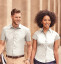 MEN'S SHORT SLEEVE FITTED STRETCH SHIRT