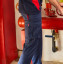 PANTALON STRETCH MULTIPOCHES BICOLORE