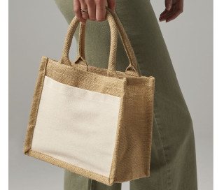 COTTON POCKET JUTE GIFT BAG