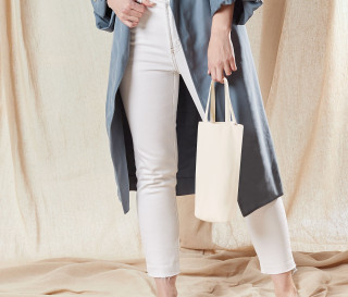 FAIRTRADE COTTON BOTTLE BAG