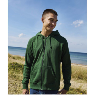 UNISEX TIGER COTTON HOODIE WITH ZIP